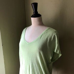 J Jill + 100% linen short sleeve tee